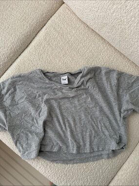 TNA Kids' Heather Gray Cropped Tee